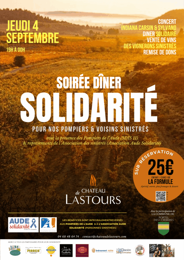 Soirée solidaire Affiche