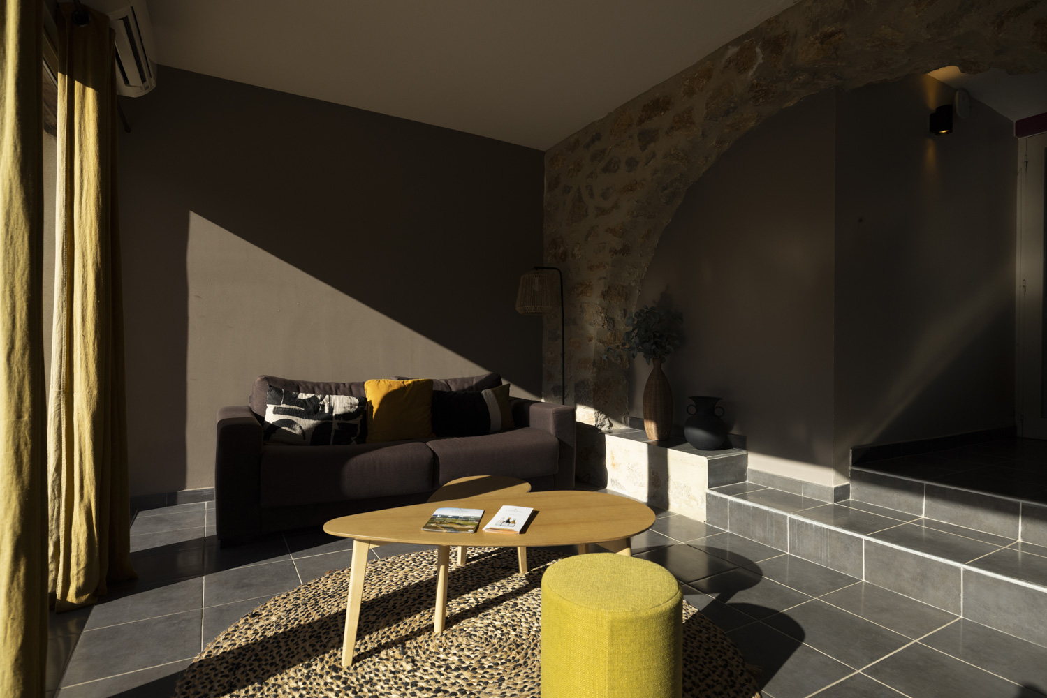 CHATEAU DE LASTOURS Villa Location aladères 4 salon