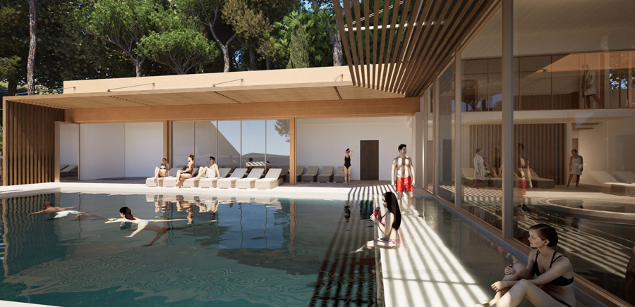 Piscine à Portel des Corbieres en Languedoc