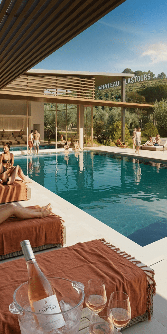 Piscine Nouvel Hotel 4 étoiles Chateau De Lastours