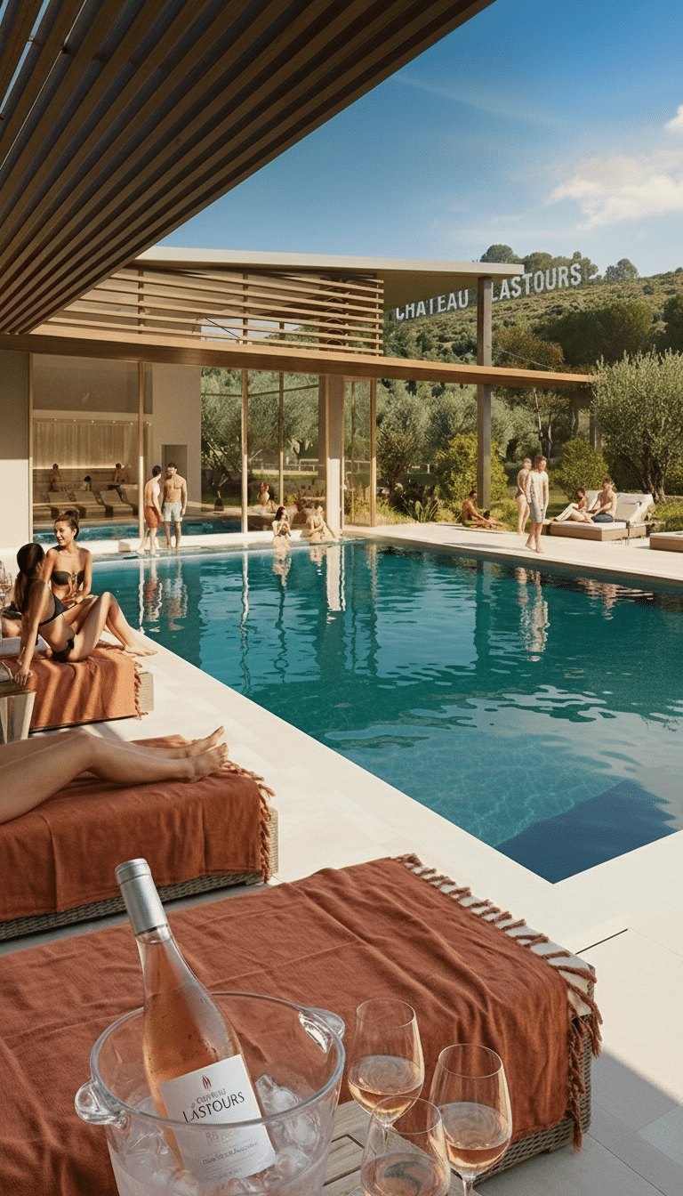 Piscine Nouvel Hotel 4 étoiles Chateau De Lastours