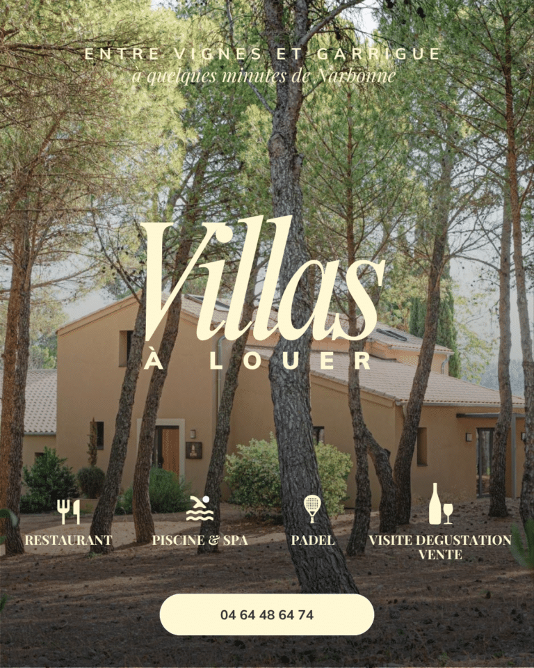 Villa de charme à la location narbonne