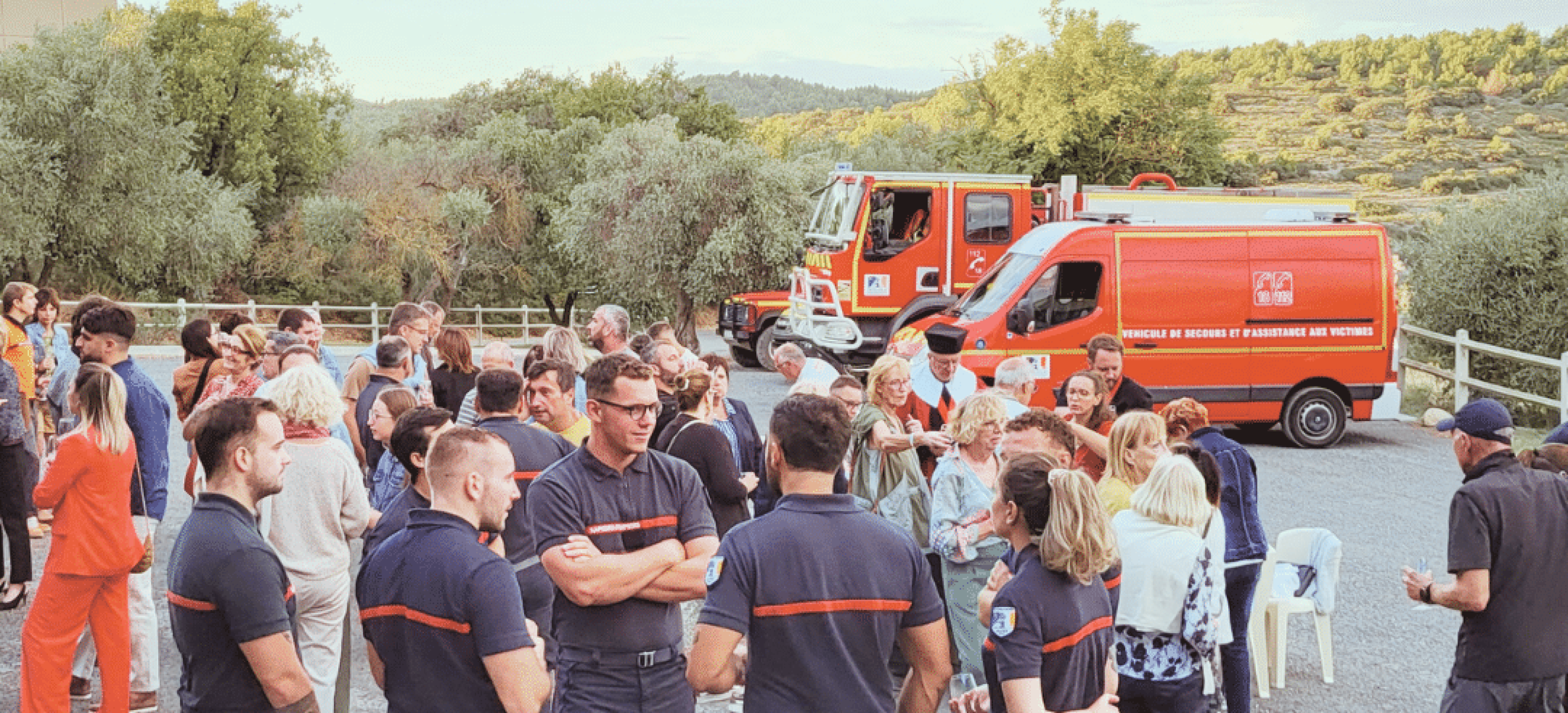pompier solidarité chateau de lastours